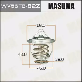 Термостат Toyota Auris, Avensis (T250), Camry (V30, V40), RAV 4 MASUMA - Masuma арт. WV56TB82Z