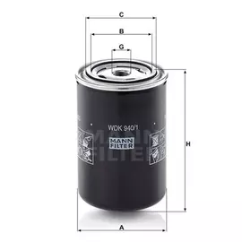 Топливный фильтр MANN-FILTER WDK940/1