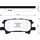 Колодки тормозные LEXUS RX300/RX330/RX350 03>08/RX400H 05>09 задние