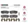 Торм. колодки дисковые задн. Hyundai H-1 I 97- Santa Fe I, II 04- (M2624488) Marshall M2624488 Торм. колодки дисковые задн. Hyundai H-1 I 97- Santa Fe I, II 04- (M2624488) Marshall M2624488