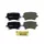 Колодки тормозные задние дисковые Audi A4 [B7] 2005-2007/ A6 [C6,4F] 2004-2011/ VW Golf VI 2009-2013/ Jetta 2006-2011/ Passat [B6] 2005-2010/ Touran 2003-2010/ Skoda Octavia (A5 1Z-) 2004-2013/ Superb 2008-2015