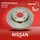 Диск торм. NISSAN TIIDA 07 перед. вент. 1 шт (min 2 шт) KD0196