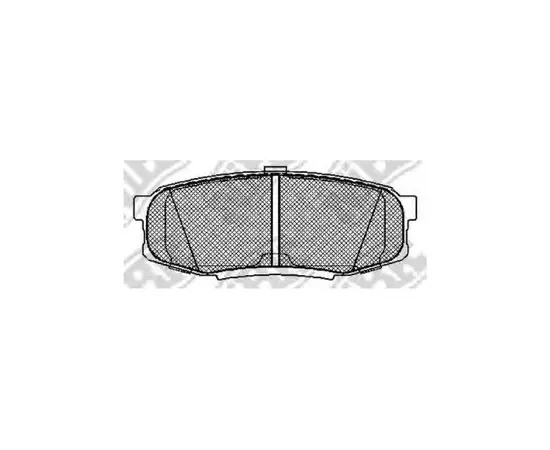 Колодки тормозные дисковые TOYOTA LAND CRUISER 200 4.5 2007 - LEXUS LX 5.7 2007 - TOYOTA LAND CR