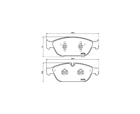 SP2316 колодки дисковые перед.! с антискрип. пл. Audi A6/A7/A8 2.8FSi/4.2FSi/3.0TDi 09>