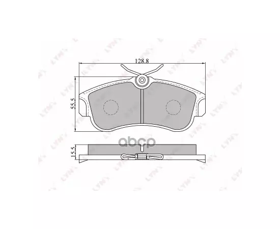 Колодки тормозные дисковые передние NISSAN ALMERA II-III (2000-2012)/ MICRA II K11 (1992-2002)/ BLUEBIRD SYLPHY I (G10) (2000-2005)