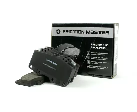 Тормозные колодки FRICTION MASTER MKD579 для автомобиля Опель Фронтера A (5_MWL4) 03.92-10.98; A Sport (5_SUD2) 03.92-10.98; Монтерей (UBS_) 09.91-08.99 / Исузу Трупер III 98-05; ISUZU RODEO I 90-98