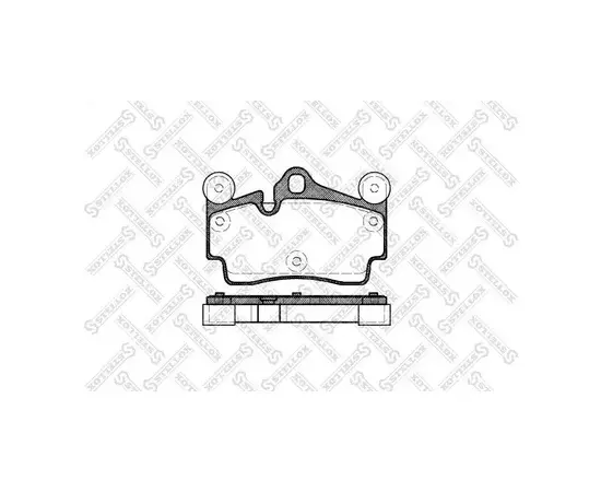 1007 000-SX 996 00 !колодки дисковые з. VW Touareg 3.2i/4.2i/2.5TDi/5.0TDi 02>