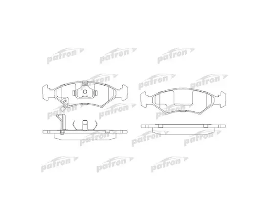 Колодки тормозные передние дисковые для автомобилей Kia Киа Chevrolet Шевроле Sephia Сефиа Cobalt Кобальт PATRON PBP982