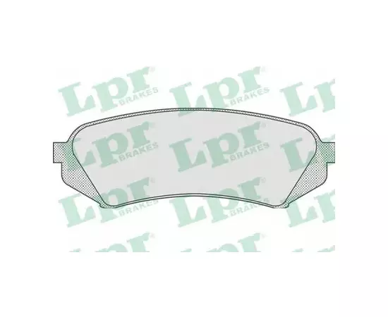 Колодки тормозные задние TOYOTA Land Cruiser 90 100 04 96- 116,2X44X15,2mm