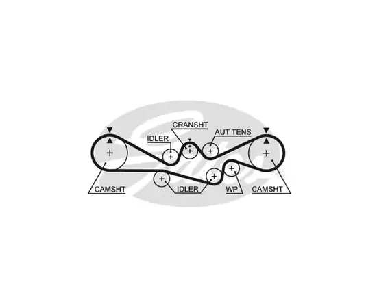 Ремень ГРМ Subaru Forister (SF, SG, SH) 98-13, Impreza 96-09, Outback 00- (1.6-2.5) Gates