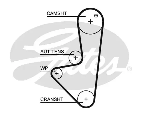 Ремень ГРМCitroen Berlingo 1.4 96-, C2 1.4 03-, C3 1.4 02-, Saxo 1.4 03- Peugeot 206 1.4 98-, 306 1.4 94-(1шт) 5575XS