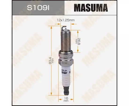 Свеча зажигания иридиeвая LKR7BGP-S Masuma, S109I