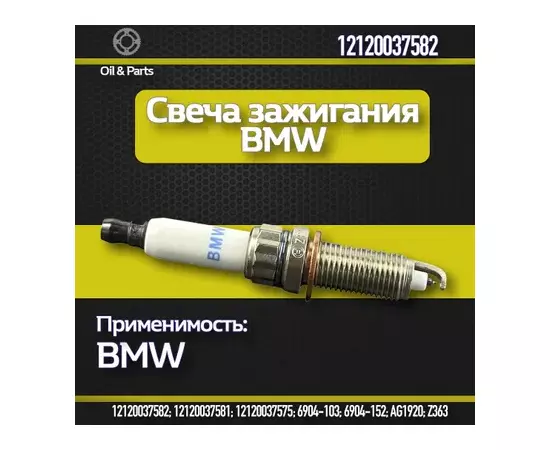 12120037582 Свеча зажигания BMW X5 E70/5 F10/ X6 E71 (N55 B30 A)*CH