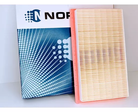 Воздушный фильтр марки Nordfil для Nissan Tiida C11 Тиида 2007-2014 Note 1.6 2006-2012