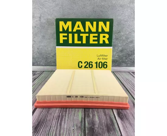 Фильтр воздушный оригинальный MANN-FILTER C26106 (Chevrolet, Opel, VAUXHALL) Германия