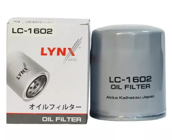LYNXauto LC-1602 Фильтр масляный MAZDA: 3 5 6 CX-3 CX-5 CX-7 MX-5, FAW BESTURN X80, NISSAN