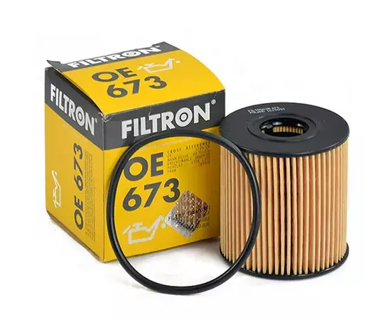 Фильтр масляный FILTRON OE673 - CITROEN BERLINGO, C2, C3, C4, C5, DS3 / PEUGEOT Boxer, 206, 307 / MITSUBISHI OUTLANDER
