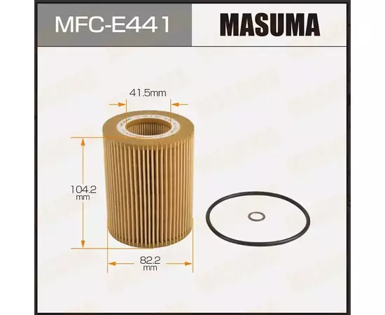 Фильтр масляный BMW 3 (E36, E46) 90-, 5 (E39, E60) 95-, X3 (E83) 03-, X5 (E53) 00- Masuma