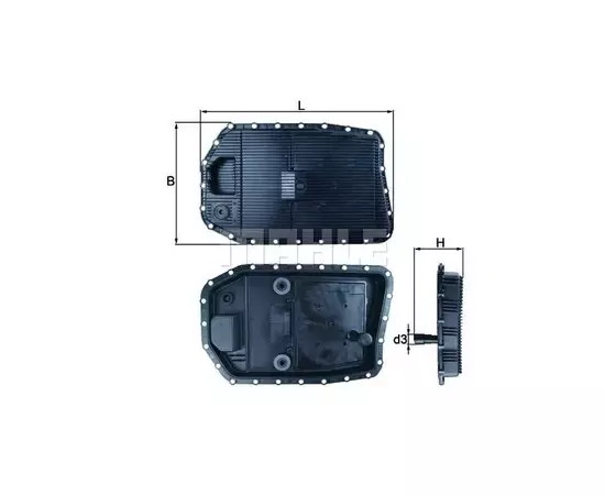 Фильтр АКПП BMW: 1-serie (E81/E82/E87/E88) 116-135i/D/M 05-13, 3-serie (E90/E91/E92/E93) 316-335i/xi/D 04-13, 5-serie (E60/E61) 520-540i/D 03-10 (АКПП - 6HP19/21)