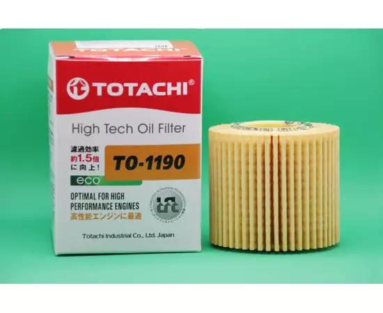 Фильтр масляный TOTACHI TO-1190 / (Vic O-117/O-119) для TOYOTA VITZ ALLION bB VOXY COROLLA NOAH PASSO PREMIO BELTA RACTIS IST