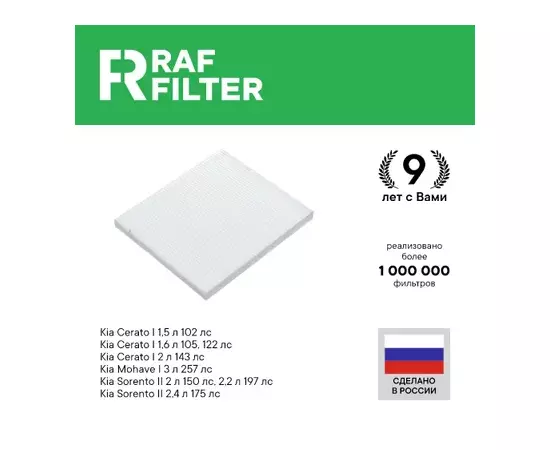 Фильтр салона RAF Filter RST001KIY