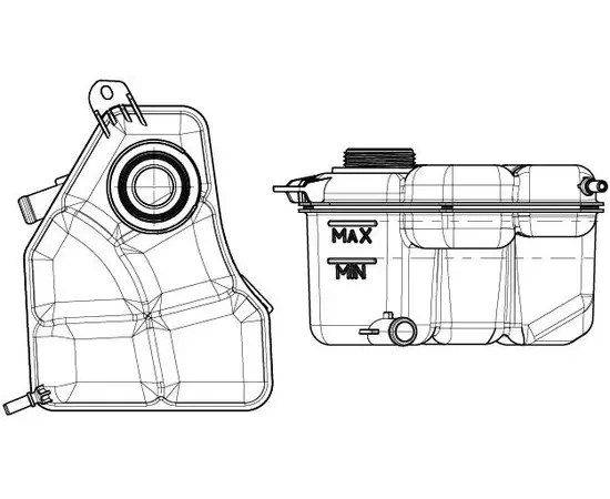 Бачок расширительный охлаждающей жидкости для а/м Ford Fusion (02-)/Fiesta (01-) / LET 1031 - арт. LET 1031