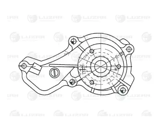 Помпа LUZAR LWP2318 Honda Civic VII (00-) / Civic (06-) 1.8i