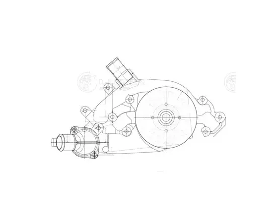 LWP0540 LUZAR помпа LUZAR для а/м Cadillac Escalade/Chevrolet Tahoe (07-) 5.3i/6.2i (LWP 0540)