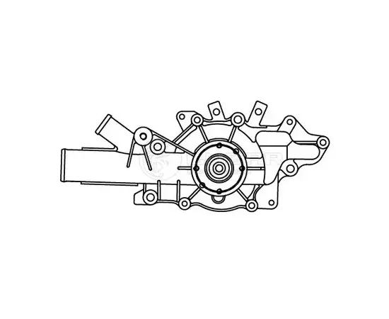 LWP15700 Насос водяной (помпа) Mercedes-Benz Sprinter (00-)/Sprinter Classic (13-) [OM611/612] (LUZ