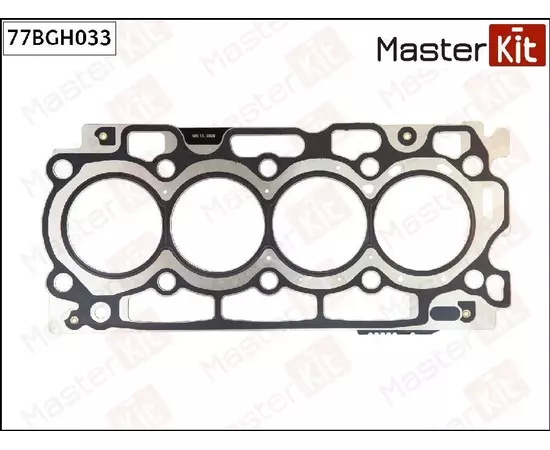 Прокладка ГБЦ для CITROEN Berlingo/C2/C3/C4/C5/Jumpy/Xsara 1.6HDi 04-, FORD Focus/C-Max/Fiesta/Fusion 1.6TDCi 04-, PEUGEOT 1007/206/207/307/308/3008/407/5008/Expert/Partner 1.6HDi 04- - MasterKit арт. Aevro1-|MA|-77BGH033///1