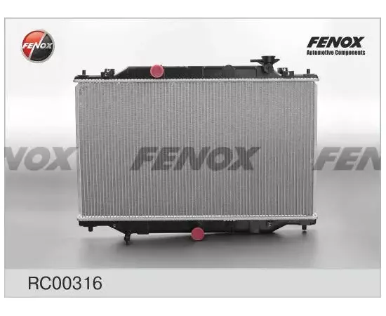 Радиатор охлаждения Fenox RC00316 - FENOX арт. RC00316