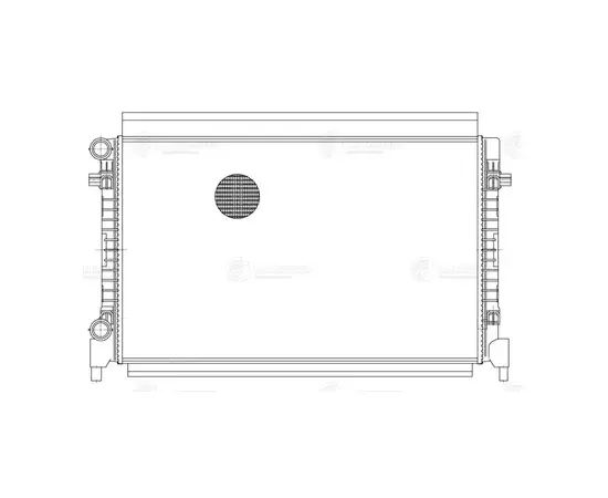 Радиатор системы охлаждения Skoda Octavia A7 (13-)/Volkswagen Golf VII (12-) 1.6i (LRc 1851)