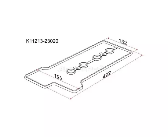 Прокладка клапанной крышки TY 1/2SZ-FE, 99-