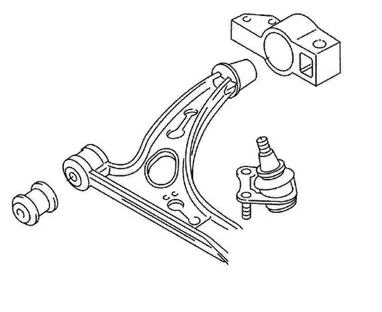 Сайлентблок MERCEDES-BENZ C180 W204/S204