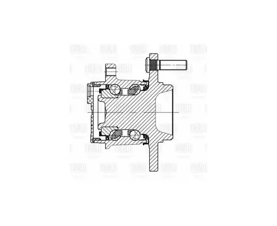 Ступица для а/м Mazda 3 (03-)/3 (08-) (задн. в сборе с подшип.) TRIALLI MR 2585