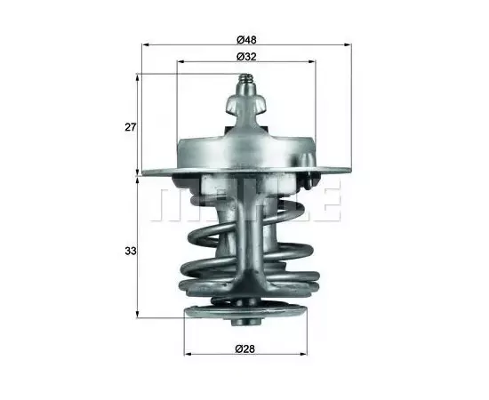 Вставка термостата MAHLE TX 63 88 - MAHLE арт. TX 63 88