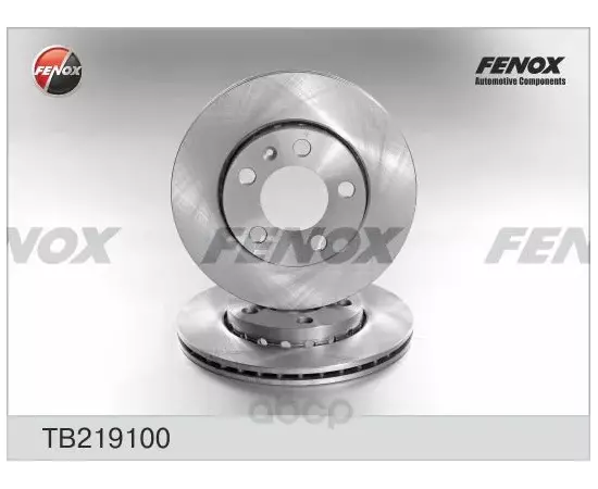 Тормозной диск FENOX передний для Skoda Fabia 99-/Volkwagen Polo 01- TB219100