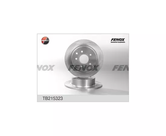 Диск тормозной Nissan Juke 10-, Qashqai 07-, FENOX TB215323