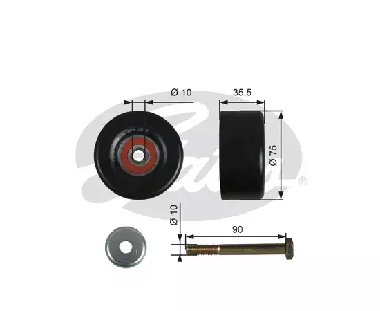Ролик натяжной приводного ремня Gates T36357 - Gates арт. T36357