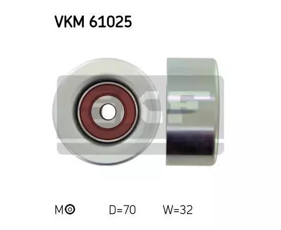 Ролик обводной приводного ремня SKF VKM 61025 - SKF арт. VKM 61025