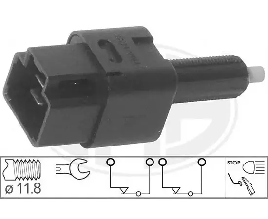 Датчик включения стоп-сигнала "ERA" NISSAN Micra K12/Note/Tiida/Qashqai/X-Trail T30 ERA 330719