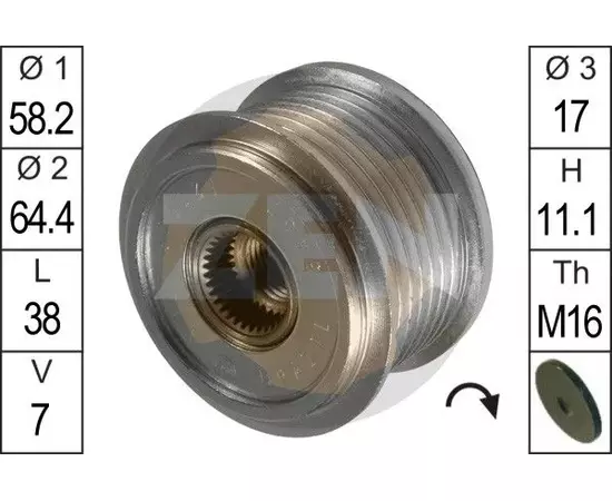 Механизм свободного хода генератора, ZN5452