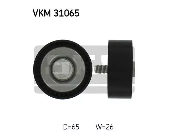 Паразитный ведущий ролик поликлиновой ремень SKF VKM 31065 - SKF арт. VKM 31065