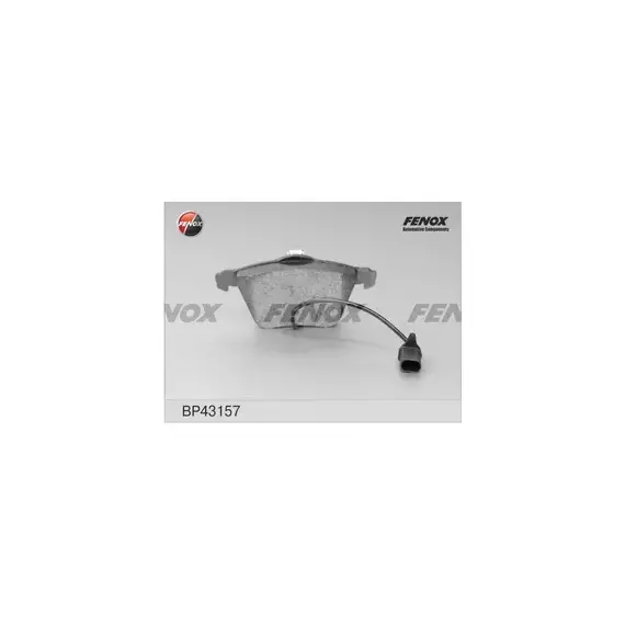 m/1287269/FENOX/Колодка тормозная (к-т 4 шт) Audi A4 04-08, A6 04-11, A8 03-10, Seat Exeo 08- Передние