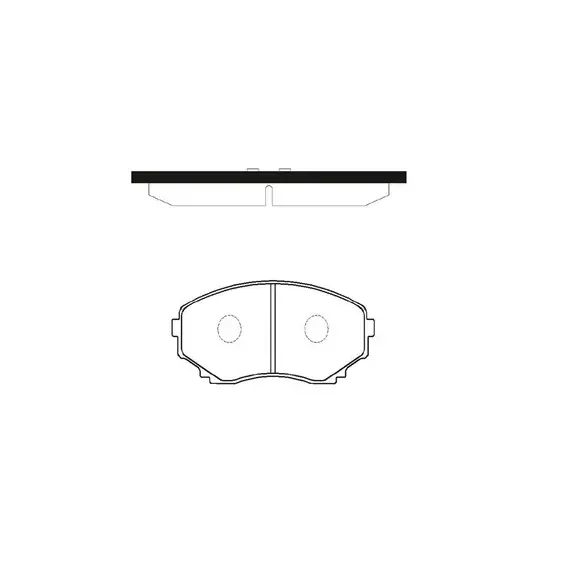 Колодки передние MAZDA MPV I-II 2.5D-3.0 95-06 / E-Serie 2.0-2.2D 9 CTR GK0704