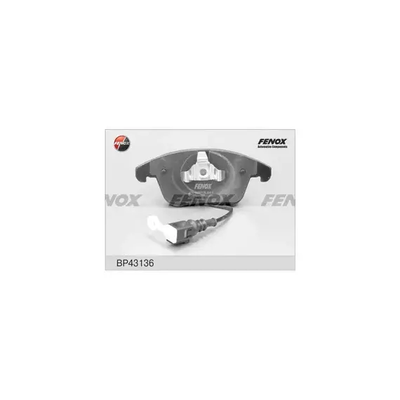 КОЛОДКИ ТОРМОЗНЫЕ ДИСКОВЫЕ Audi Q3 11- Seat Alhambra 10- VW Sharan 10- , Tiguan 07- передние Fenox BP43136