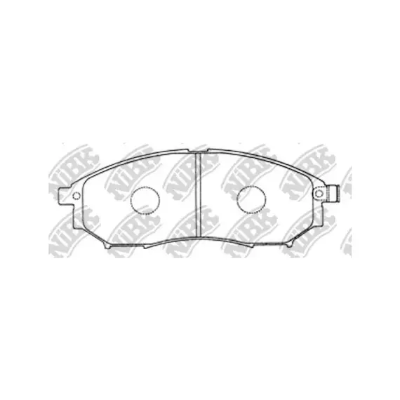Колодки тормозные NiBK PN2444