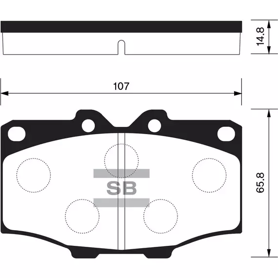 Колодки тормозные Sangsin Brake SP1378