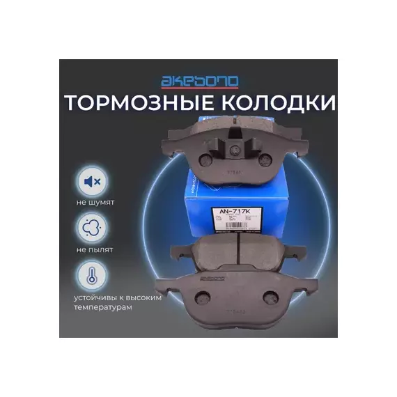 Колодки тормозные дисковые передние FORD FOCUS II СЕДАН (DB_, FCH, DH), FORD FOCUS II (DA_, HCP, DP)