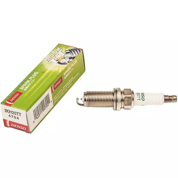 Свеча зажигания, 1 шт. DENSO Iridium TT IKH20TT (4704) - BMW E60, F10, E65, E90, X1, X3, X5 E70 / TOYOTA Land Cruiser 200, Prado (120/150), RAV4 / CADILLAC SRX, CTS, STS, BLS / CITROEN C4, Jumpy / INFINITI FX (02-08), G35 (02-07) / LEXUS LX570, RX350